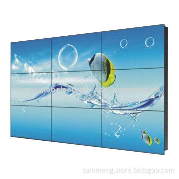55-inch Splicing DID Video Wall Screen with 23mm Bezel, Supports RS232 Control and Remote Control